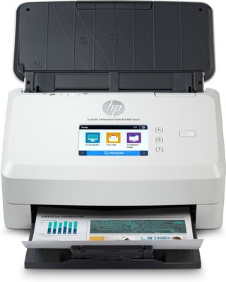 HP ScanJet Enterprise Flow N7000 snw1 Escáner alimentado con hojas 600 x 600 DPI A4 Blanco, Escáneres
