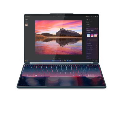 Lenovo Yoga Book 9 14IAH10 Intel Core Ultra 9 285H Híbrido (2-en-1) 35,6 cm (14") Pantalla táctil 2.8K 32 GB LPDDR5x-SDRAM 1 TB SSD Wi-Fi 7 (802.11be) Windows 11 Home Verde azulado Español, Notebooks
