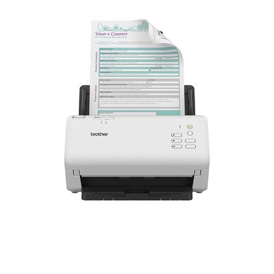 Brother ADS-4300N escaner Escáner con alimentador automático de documentos (ADF) 600 x 600 DPI A4 Negro, Blanco — Escáneres