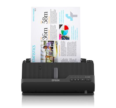 Epson ES-C320W ADF + escáner alimentado por hojas 600 x 600 DPI A4 Negro, Escáneres