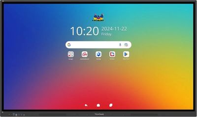 Viewsonic IFP8634 pizarra blanca interactiva 2,18 m (86") 3840 x 2160 Pixeles Pantalla táctil Negro, Monitores