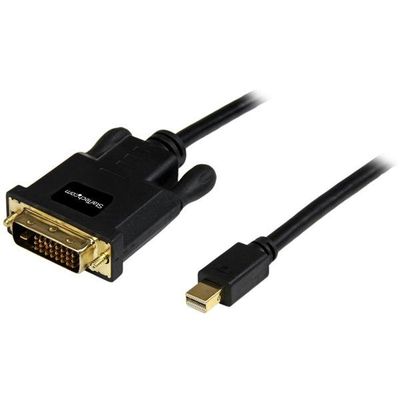 StarTech.com Cable de 91cm Adaptador de Vídeo Mini DisplayPort a DVI-D - Conversor Pasivo - 1920x1200 - Negro, Monitores
