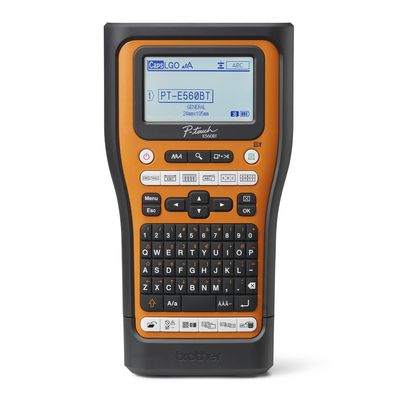 Brother PT-E560BTVP impresora de etiquetas Transferencia térmica 180 x 180 DPI 20 mm/s Inalámbrico y alámbrico HSE/TZe Bluetooth QWERTY, Impresoras de etiquetas