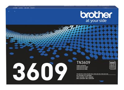 Brother TN3609 cartucho de tóner Original Negro, Escáneres
